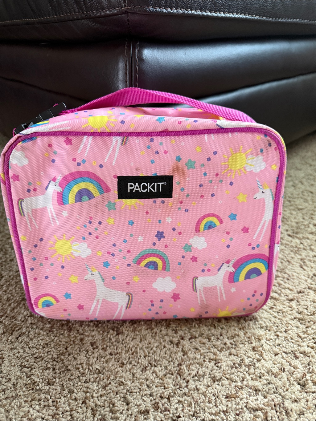 Packit Kids Pink Unicorn Rainbow Lunch Bag — image 3 of 5